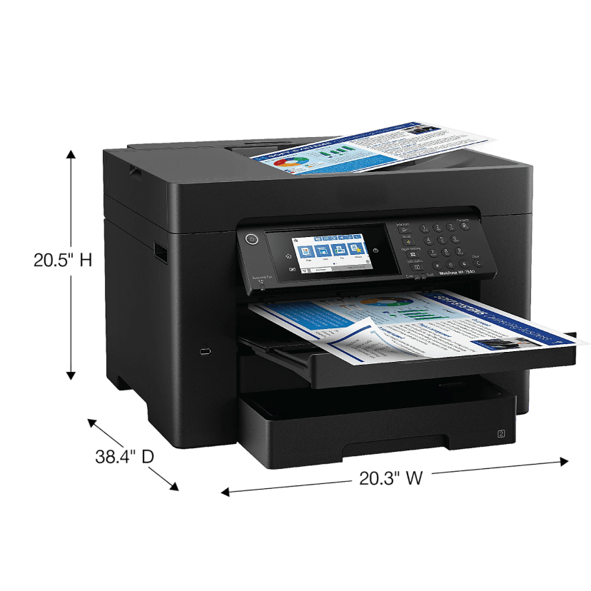 7840 Wide-Format Wireless Inkjet All-In-One Color Printer